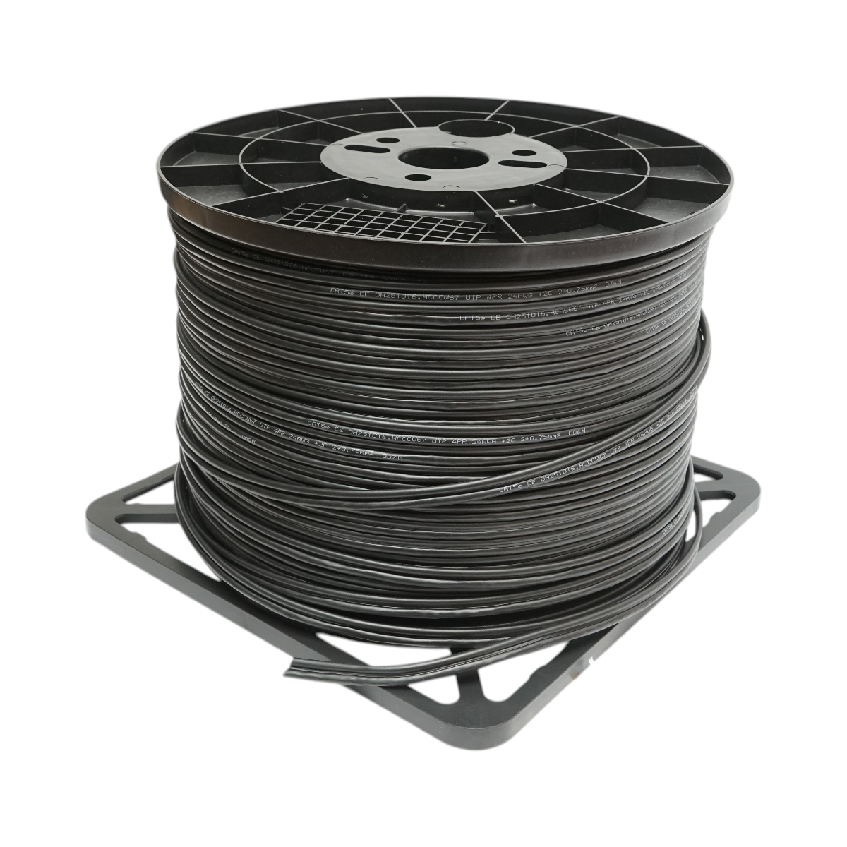 Cavo UTP CAT5e Siamese 8x0,51mm rame + 2x0,75mm CCA alimentazione 305m/rotolo - immagine 3