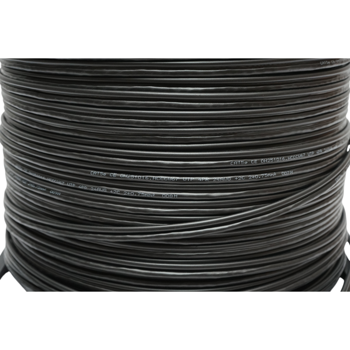 Cavo UTP CAT5e Siamese 8x0,51mm rame + 2x0,75mm CCA alimentazione 305m/rotolo - immagine 5