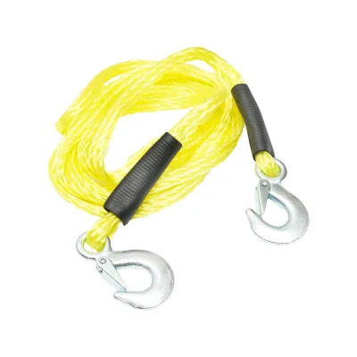 Cavo/cavo elastico intrecciato da 4 m con ganci metallici per traino 2T - immagine 2
