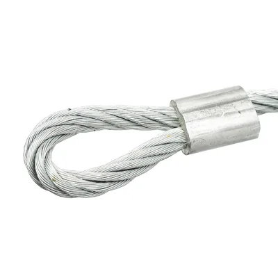 Cavo/fune in acciaio per verricello con spessore di 12 mm e lunghezza di 4 m con anelli per il traino o il sollevamento - immagine 3