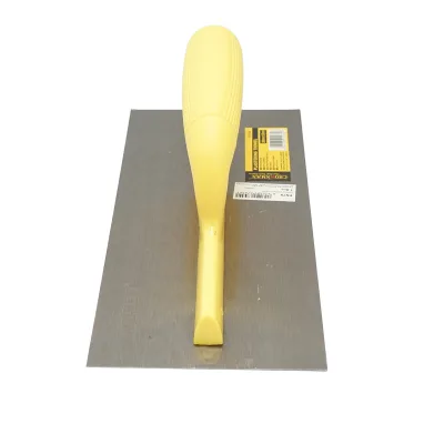 Cazzuola in acciaio al carbonio, manico in ABS 280x125mm Crownman - immagine 3