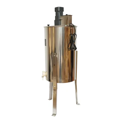 Centrifuga elettrica apicola 120W 220V, estrattore di miele in acciaio inox con 3 telai - immagine 2