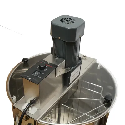 Centrifuga elettrica apicola 120W 220V, estrattore di miele in acciaio inox con 3 telai - immagine 5