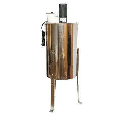 Centrifuga elettrica apicola 120W 220V, estrattore di miele in acciaio inox con 3 telai - immagine 3