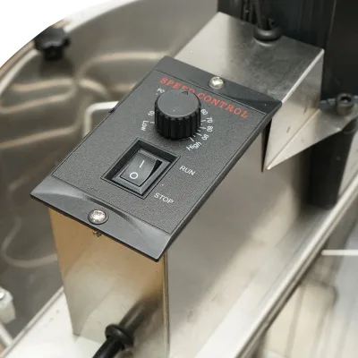 Centrifuga elettrica apicola 120W 220V, estrattore di miele in acciaio inox con 3 telai - immagine 6