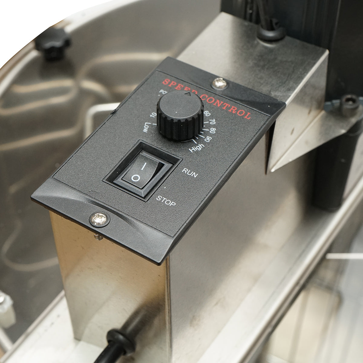 Centrifuga elettrica apicola 120W 220V, estrattore di miele in acciaio inox con 3 telai - immagine 6