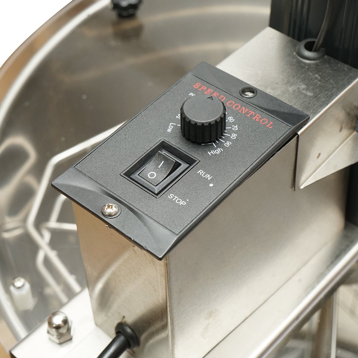 Centrifuga elettrica apicola 220V, estrattore di miele in acciaio inox con 4 telai. - immagine 6