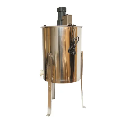 Centrifuga elettrica apicola 220V, estrattore di miele in acciaio inox con 4 telai. - immagine 3