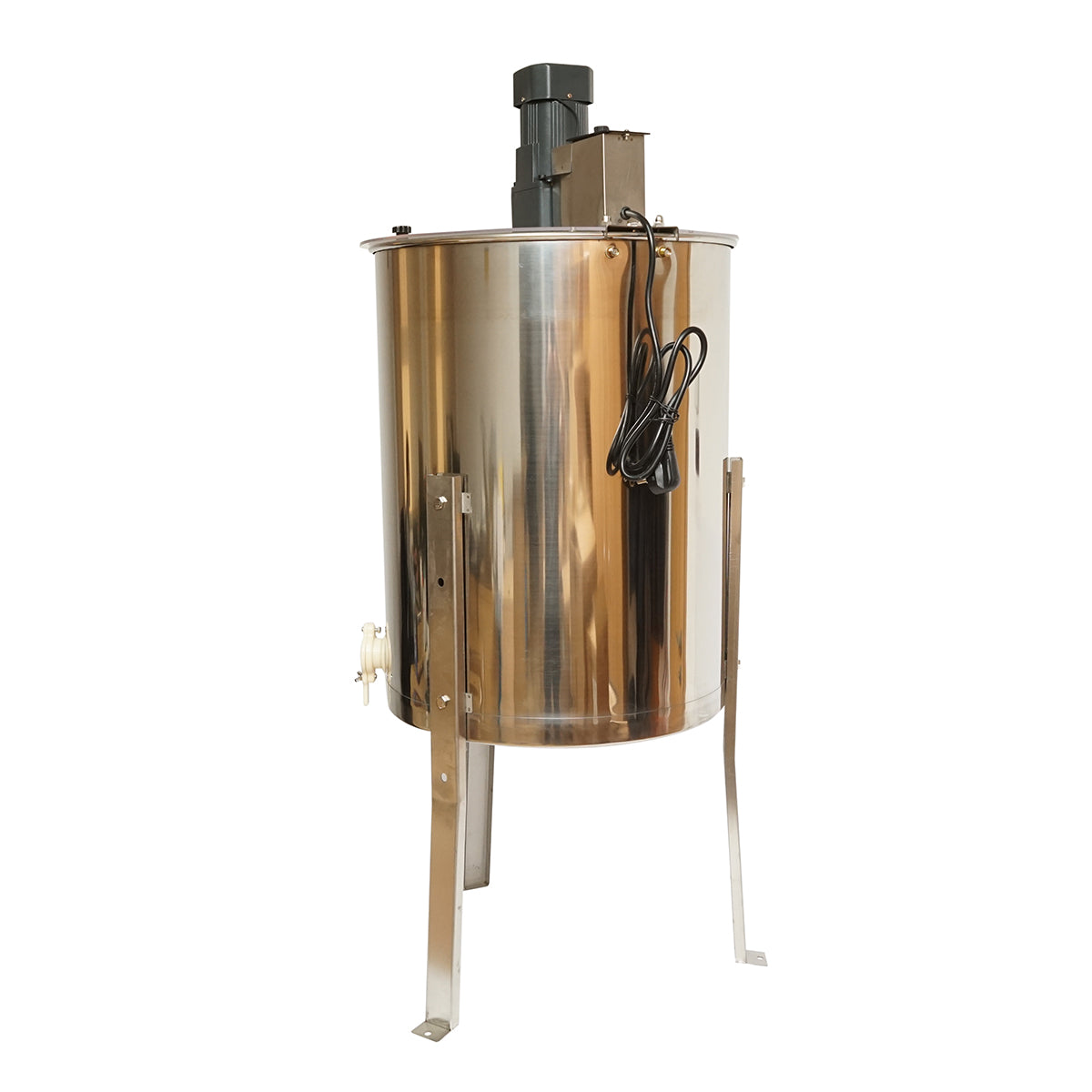 Centrifuga elettrica apicola 220V, estrattore di miele in acciaio inox con 4 telai. - immagine 3