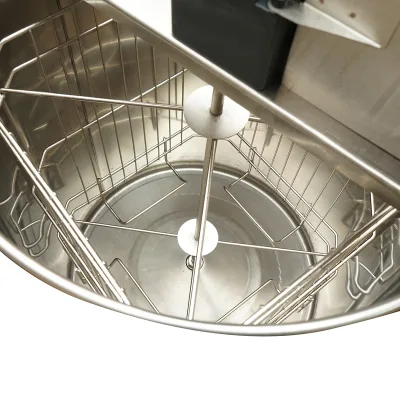 Centrifuga elettrica apicola 220V, estrattore di miele in acciaio inox con 4 telai. - immagine 5