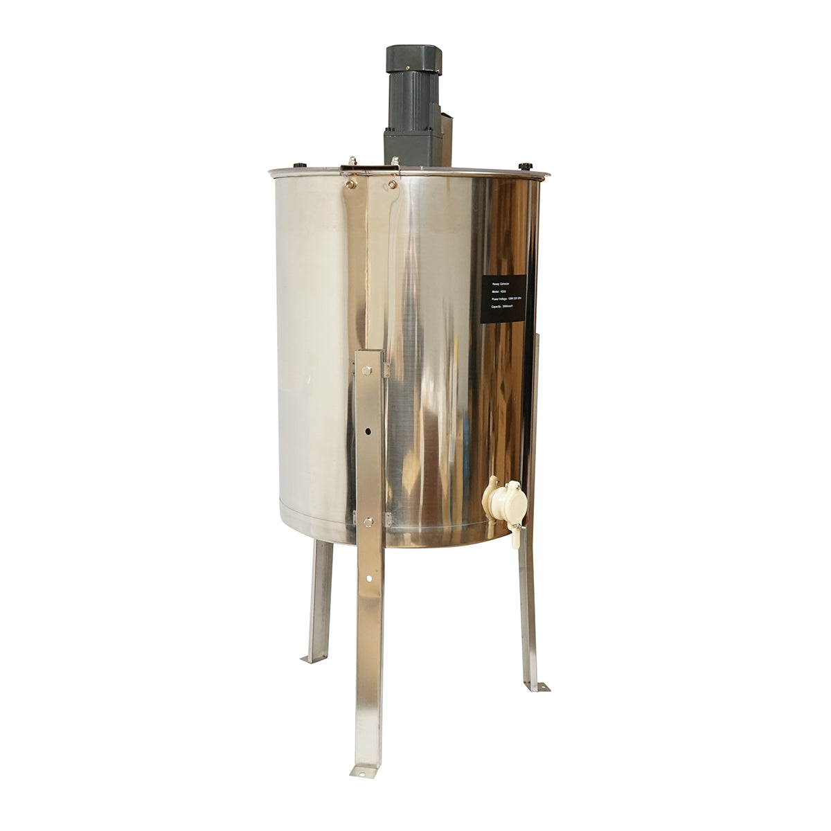 Centrifuga elettrica apicola 220V, estrattore di miele in acciaio inox con 4 telai. - immagine 2