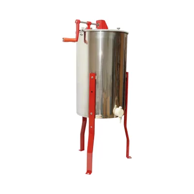 Centrifuga manuale apicola, estrattore di miele in acciaio inox con 3 telai - immagine 3