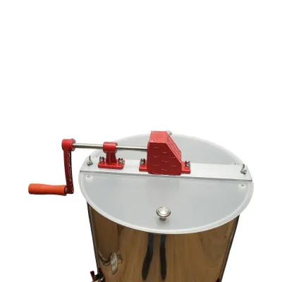 Centrifuga manuale apicola, estrattore di miele in acciaio inox con 3 telai - immagine 6