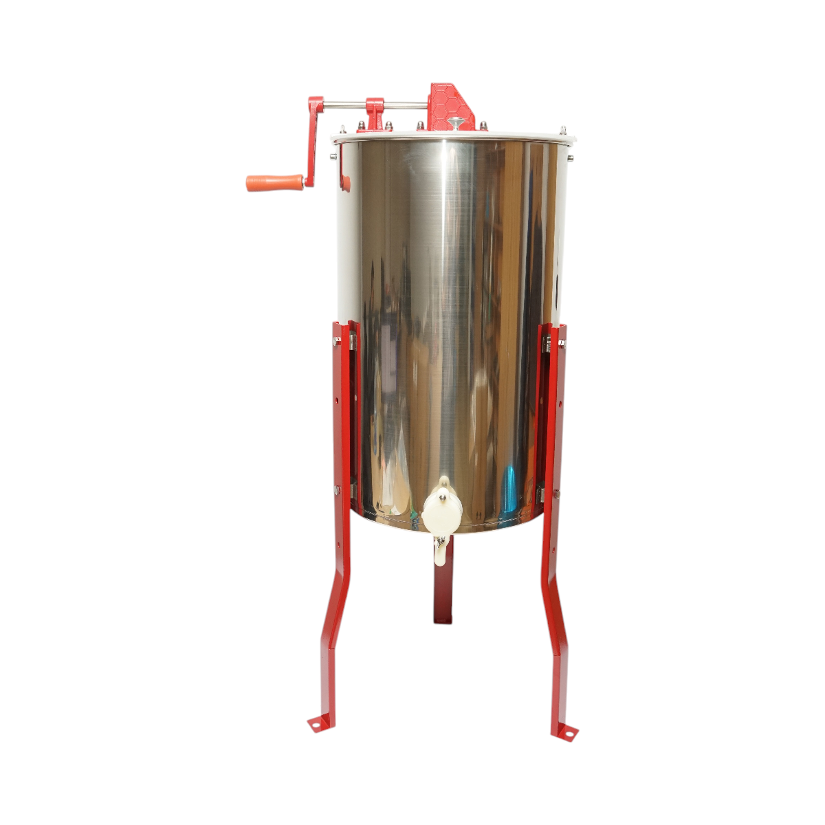 Centrifuga manuale apicola, estrattore di miele in acciaio inox con 3 telai