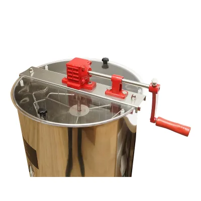 Centrifuga manuale apicola, estrattore di miele in acciaio inox con 3 telai. - immagine 4
