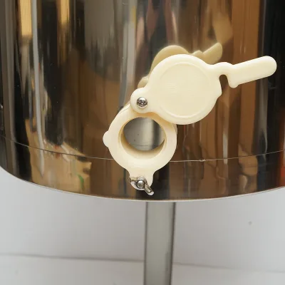 Centrifuga manuale apicola, estrattore di miele in acciaio inox con 3 telai. - immagine 6