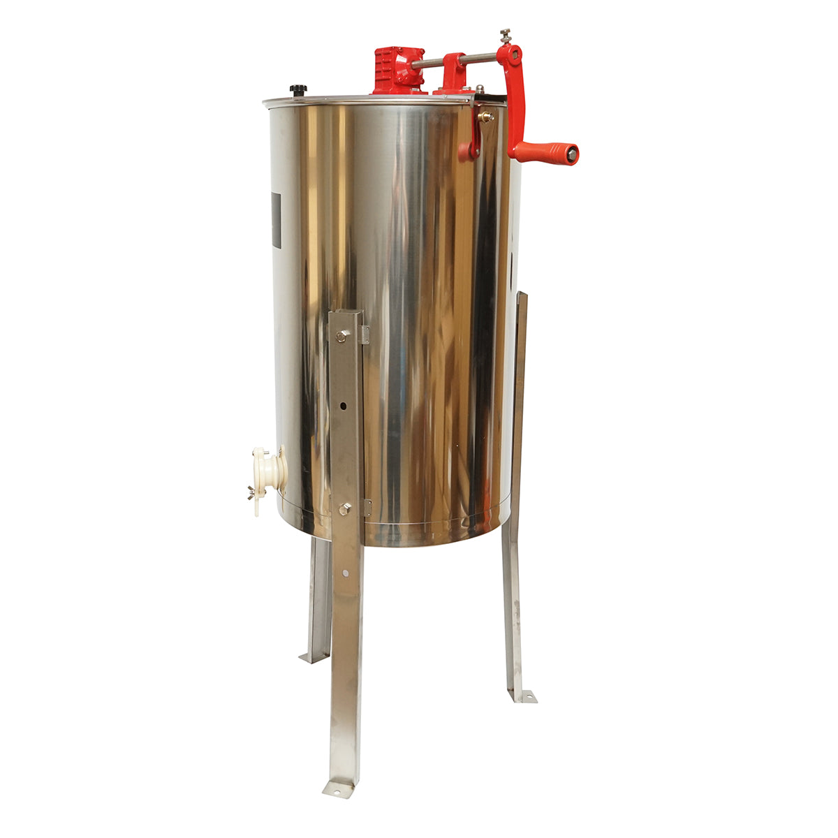 Centrifuga manuale apicola, estrattore di miele in acciaio inox con 3 telai. - immagine 2