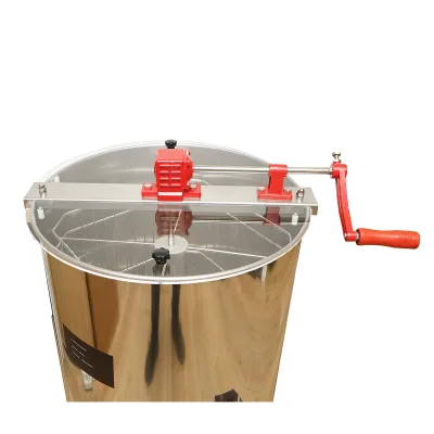 Centrifuga manuale apicola, estrattore di miele in acciaio inox con 4 telai. - immagine 4