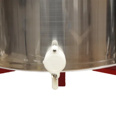 Centrifuga manuale apicola, estrattore di miele in acciaio inox con 4 telai. - immagine 2