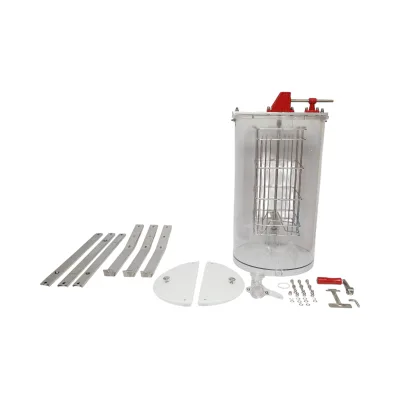 Centrifuga manuale apicola, estrattore di miele trasparente con 2 telai - immagine 3