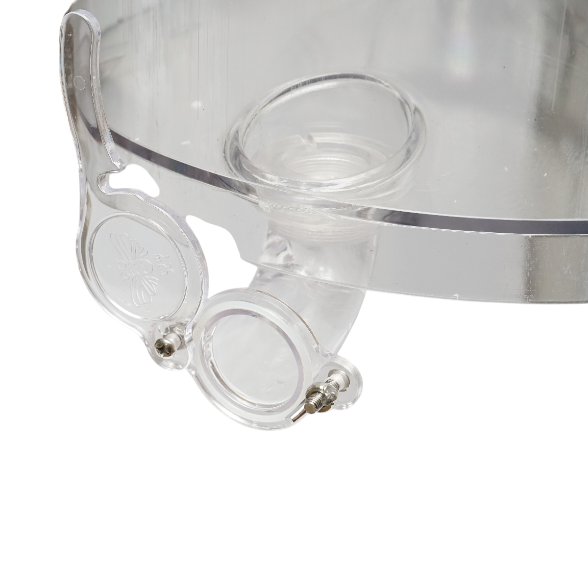 Centrifuga manuale apicola, estrattore di miele trasparente con 2 telai - immagine 5