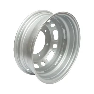 Cerchio in acciaio per Sprinter, Crafter 906 doppio asse 5.5JX16 - immagine 4