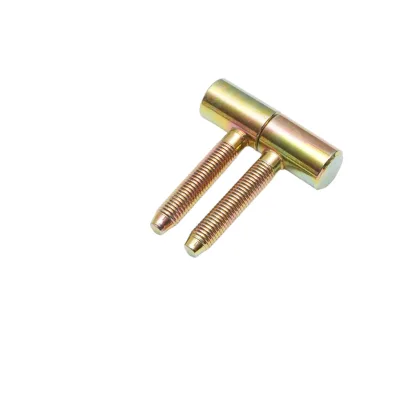 Cerniera cilindrica con 2 perni – 16×52 mm, zincatura gialla - immagine 3