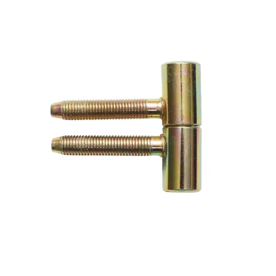 Cerniera cilindrica con 2 perni – 16×52 mm, zincatura gialla