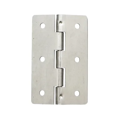 Cerniera in acciaio inox 80×50 mm con 6 fori - immagine 2