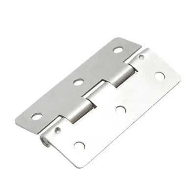 Cerniera in acciaio inox – 70 × 40 mm con 6 fori - immagine 3