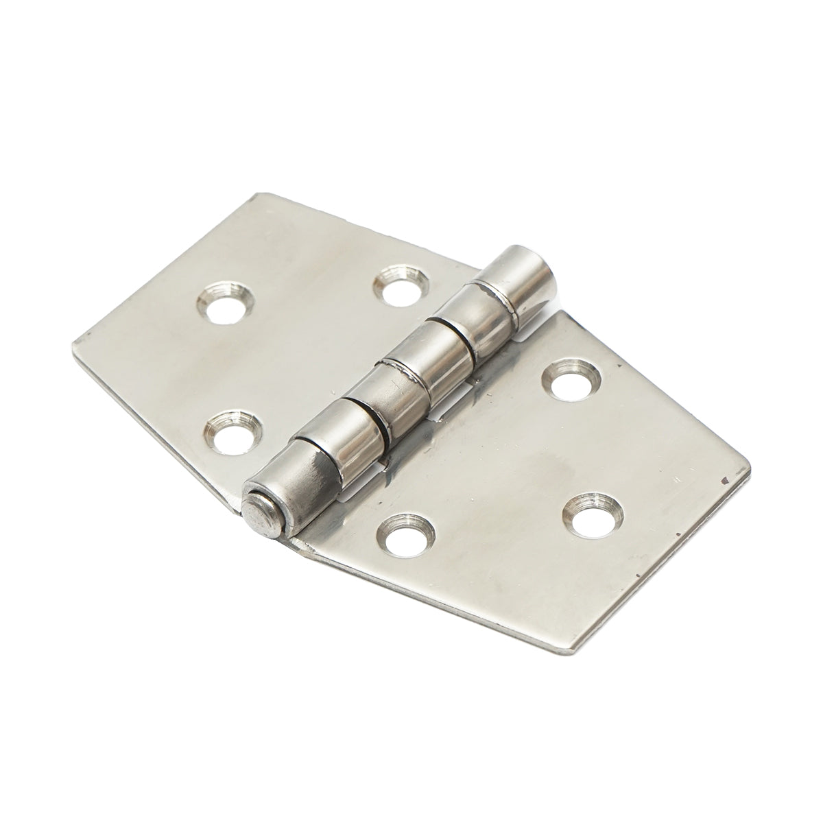 Cerniera in acciaio inox – 95 × 60 mm con 6 fori - immagine 4