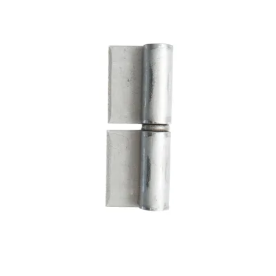 Cerniera saldabile con piastra per porta o cancello – 3×80 mm