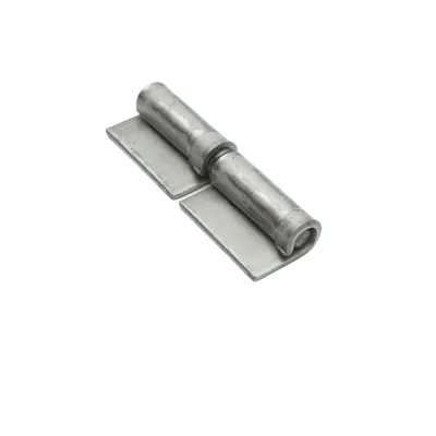 Cerniera saldabile con piastra – 4×120 mm per porta o cancello - immagine 2