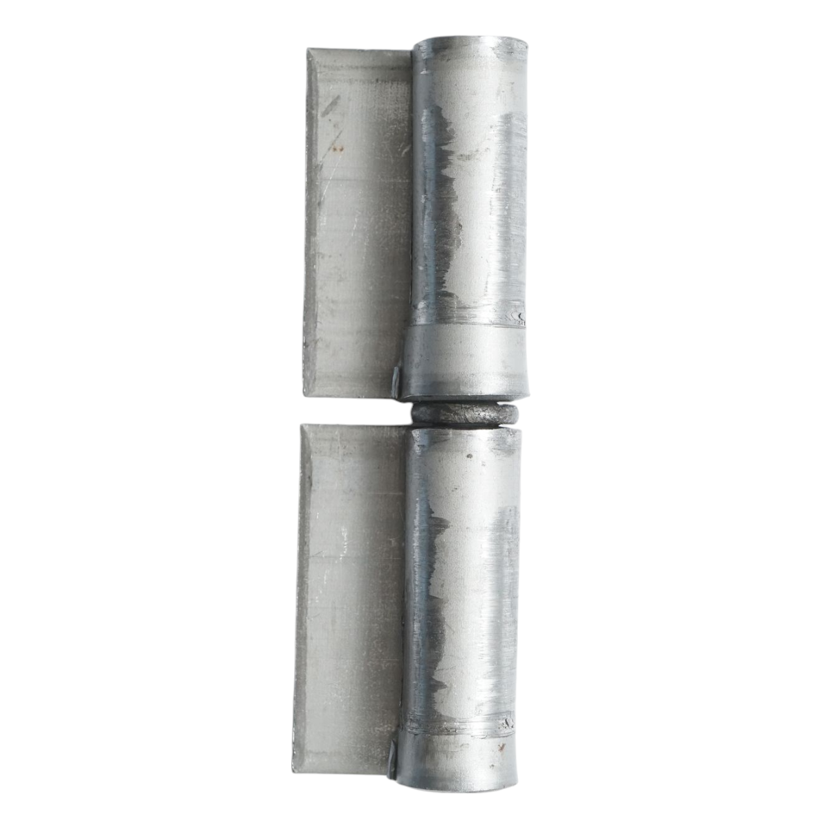 Cerniera saldabile con piastra – 4×120 mm per porta o cancello