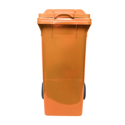 Cestino per rifiuti arancione da 120 litri Breckner Germany