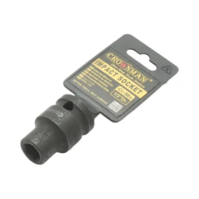 Chiave a bussola a impatto Crownman da 10 mm, attacco quadro da 1/2" in acciaio Cr-Mo - immagine 2