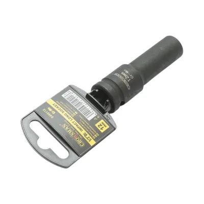 Chiave a bussola a impatto Crownman da 12 mm, quadrata in acciaio Cr-Mo da 1/2". - immagine 3