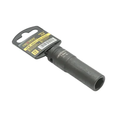 Chiave a bussola a impatto Crownman da 14 mm, quadrata in acciaio Cr-Mo da 1/2". - immagine 4