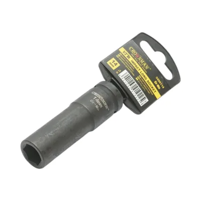 Chiave a bussola a impatto Crownman da 14 mm, quadrata in acciaio Cr-Mo da 1/2". - immagine 2