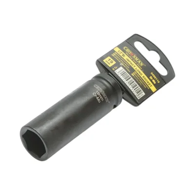 Chiave a bussola a impatto Crownman da 19 mm, quadrata in acciaio Cr-Mo da 1/2". - immagine 2