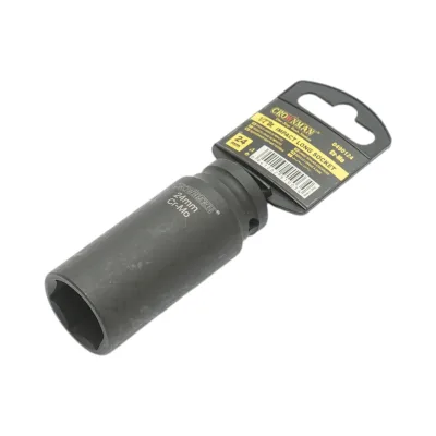 Chiave a bussola a impatto Crownman da 24 mm, attacco quadro da 1/2" in acciaio Cr-Mo - immagine 2