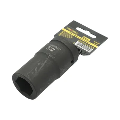 Chiave a bussola a impatto Crownman da 27 mm, quadrata da 1 pollice, in acciaio Cr-Mo - immagine 2