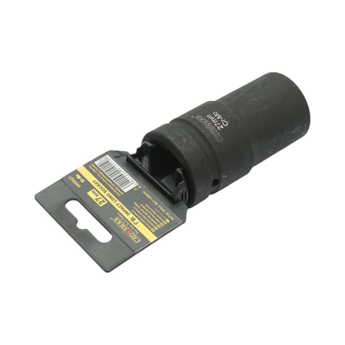 Chiave a bussola a impatto Crownman da 27 mm, quadrata da 1 pollice, in acciaio Cr-Mo - immagine 3