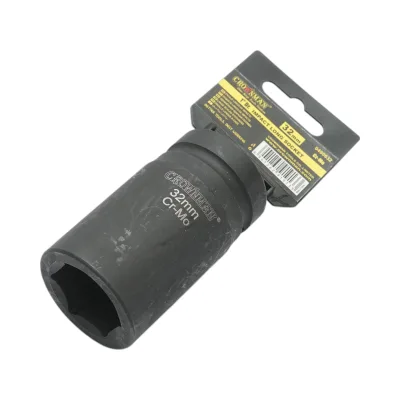 Chiave a bussola a impatto Crownman da 32 mm, attacco quadro da 1 pollice in acciaio Cr-Mo - immagine 2