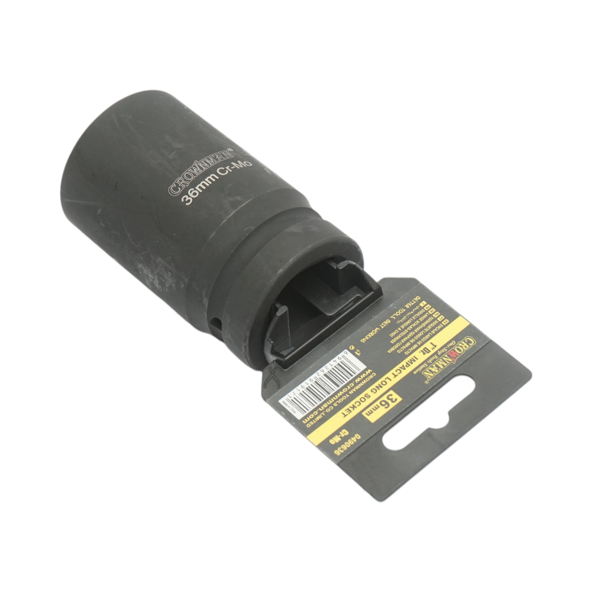 Chiave a bussola a impatto Crownman da 36 mm, quadrata da 1 pollice, in acciaio Cr-Mo - immagine 2