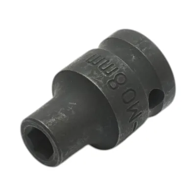 Chiave a bussola a impatto Crownman da 8 mm, 1/2" quadro in acciaio Cr-Mo - immagine 3