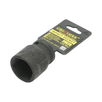 Chiave a bussola a impatto da 24 mm, attacco quadrato da 1/2 pollice, materiale Cr-Mo, norma DIN 3121, industriale Crownman - immagine 2