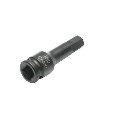 Chiave a bussola a impatto esagonale H10, 60 mm, quadrata 3/8 Cr-Mo - immagine 4