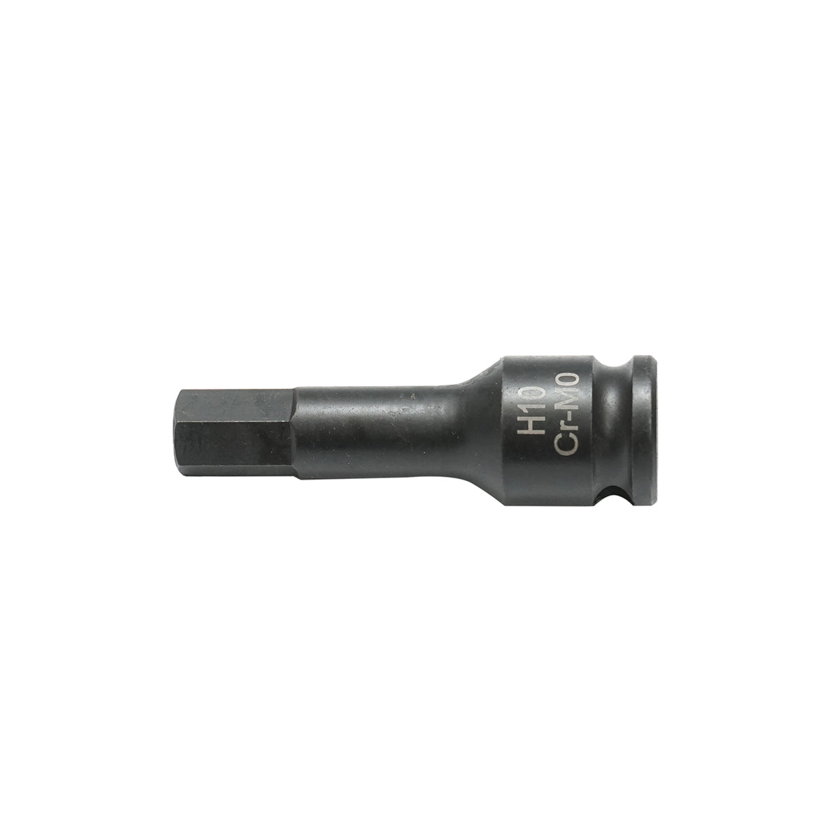 Chiave a bussola a impatto esagonale H10, 60 mm, quadrata 3/8 Cr-Mo - immagine 3