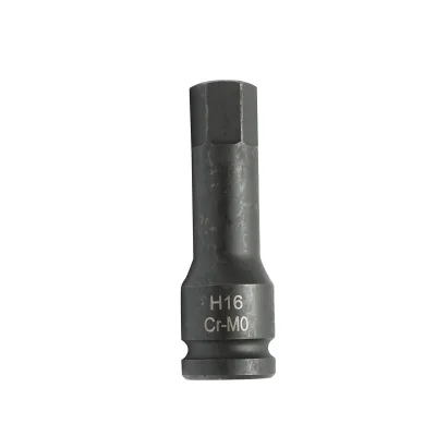 Chiave a bussola a impatto esagonale H16, 78 mm, quadrata 1/2 Cr-Mo